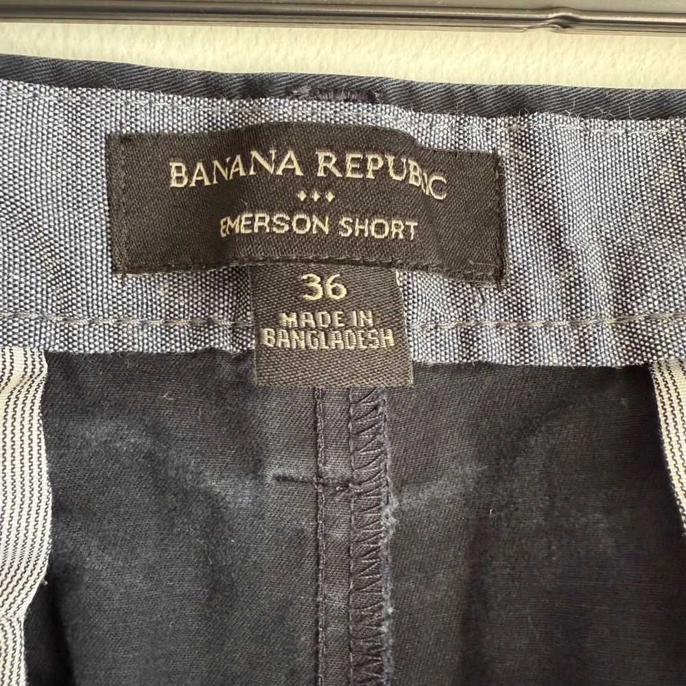 BANANA REPUBLIC 'Emerson'‎ True Navy Mens Shorts, 36
